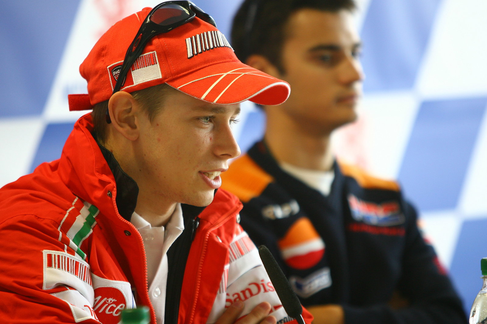 Stoner and Pedrosa, British MotoGP 2007