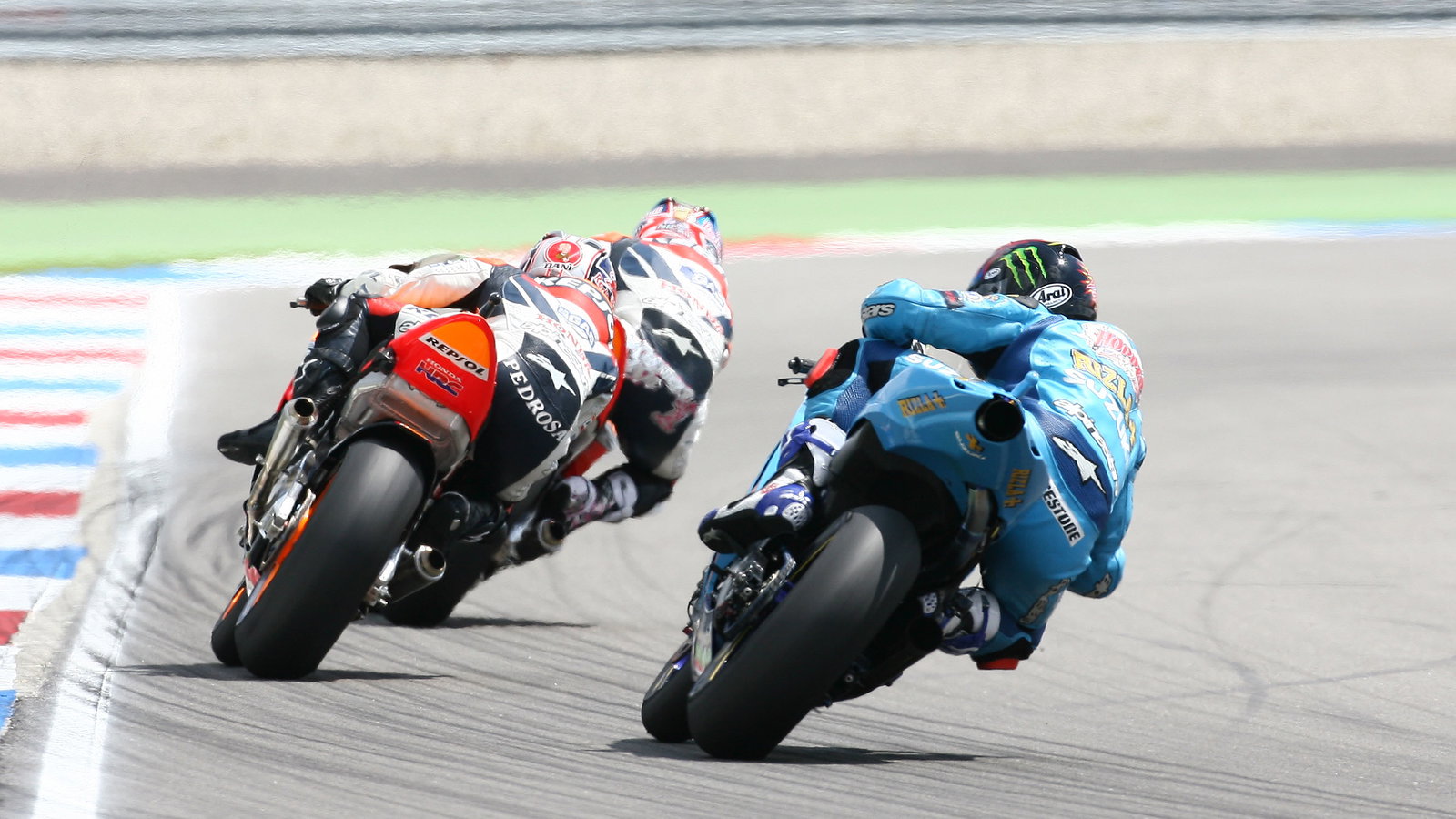 Hopkins, Pedrosa, Hayden, Dutch MotoGP Race 2007
