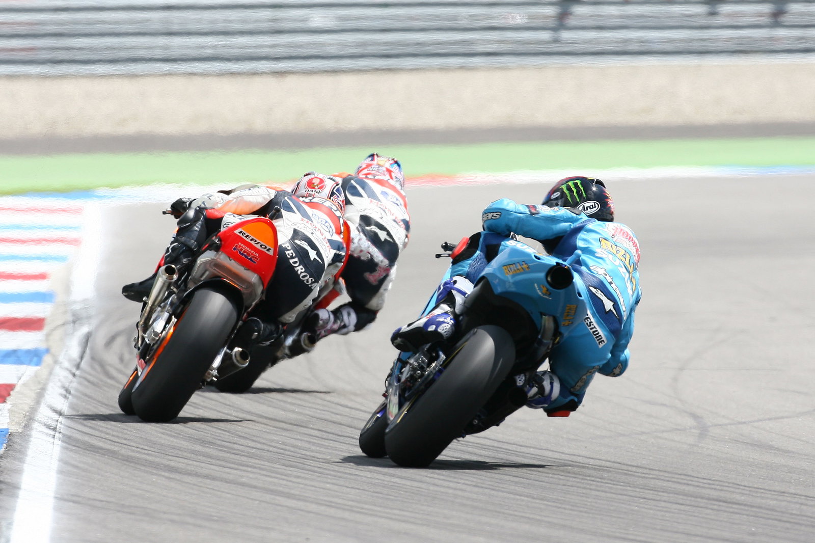 Hopkins, Pedrosa, Hayden, Dutch MotoGP Race 2007