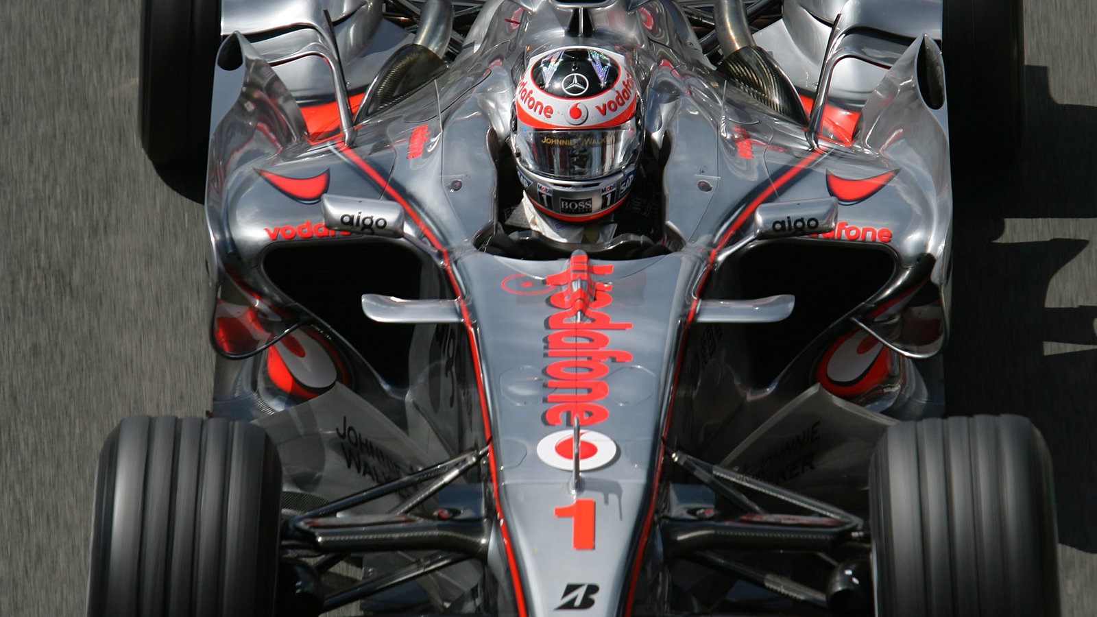 Fernando Alonso (ESP) McLaren MP4/22, British F1, Silverstone, 6-8th, July, 2007