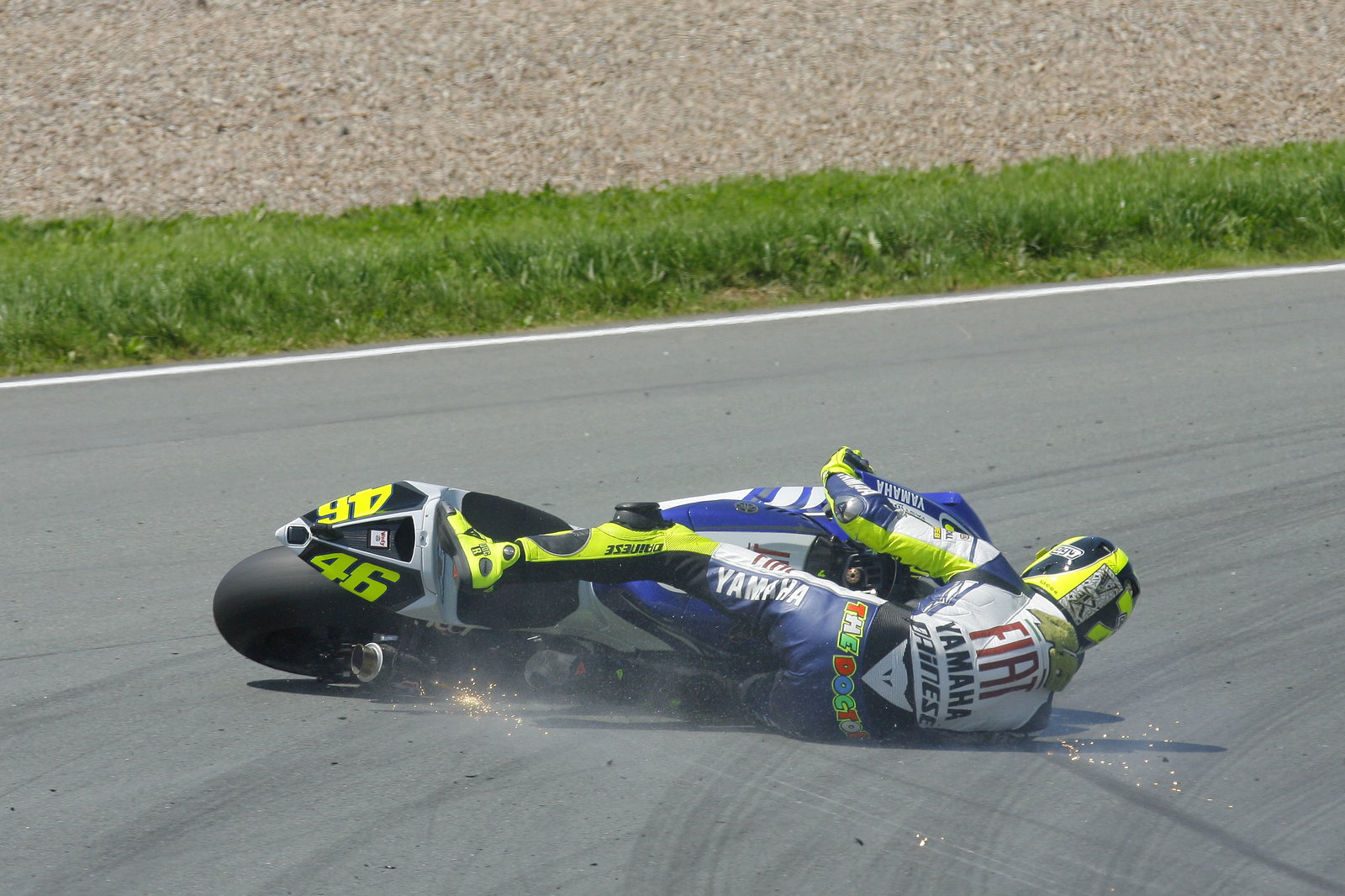 Valentino Rossi (ITA), Yamaha Factory Racing Team, Yamaha M1, 46, 2007 MotoGP World Championship, 15