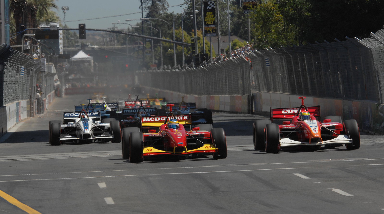 Champ Car World Series. 27-29 July 2007. San Jose Grand Prix. San Jose, California. Start of grand p