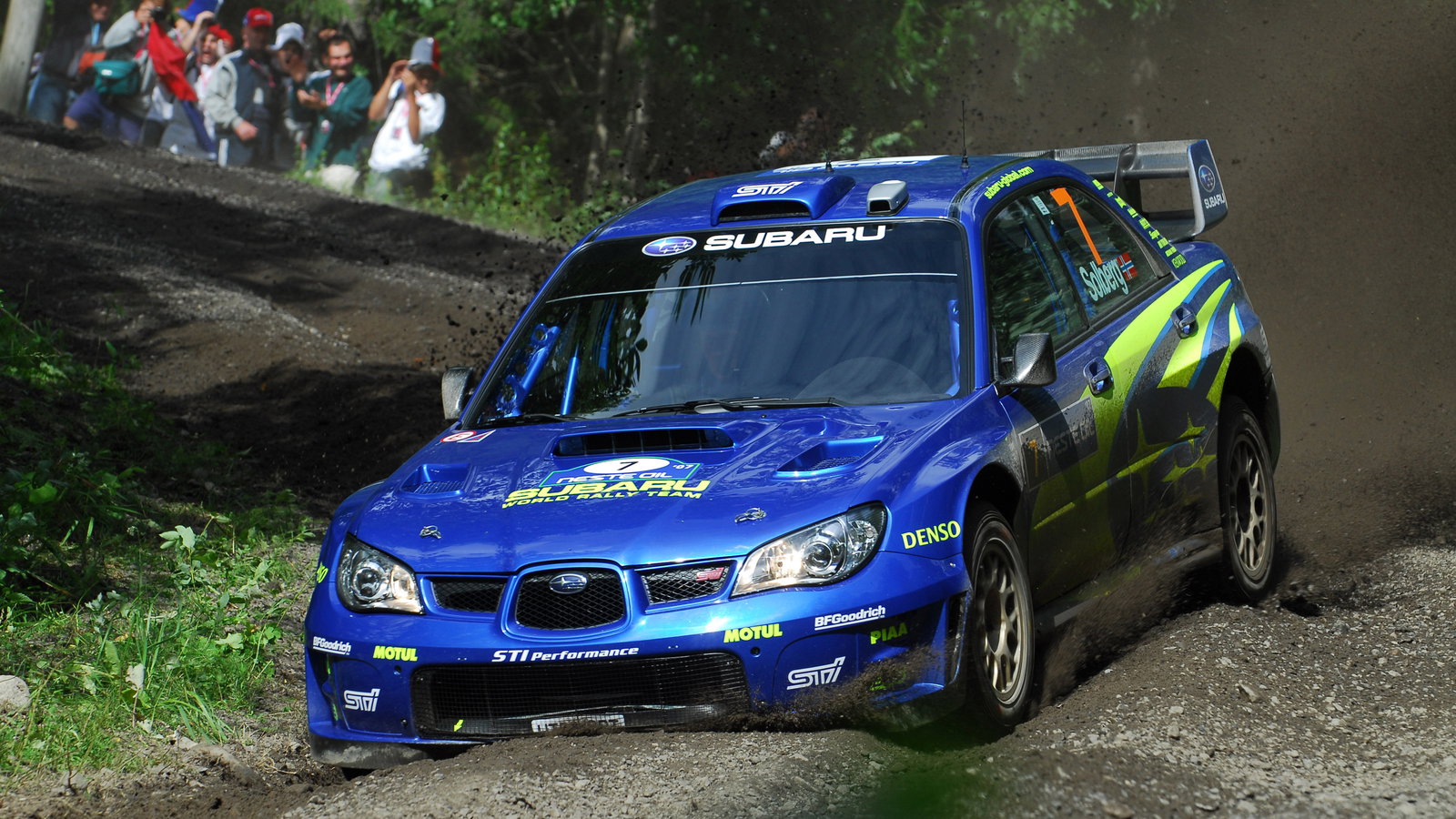 Petter Solberg (NOR) / Phil Mills (GBR), Subaru WRT Impreza WRC 2007. Rally Finland, 2nd-5th August 