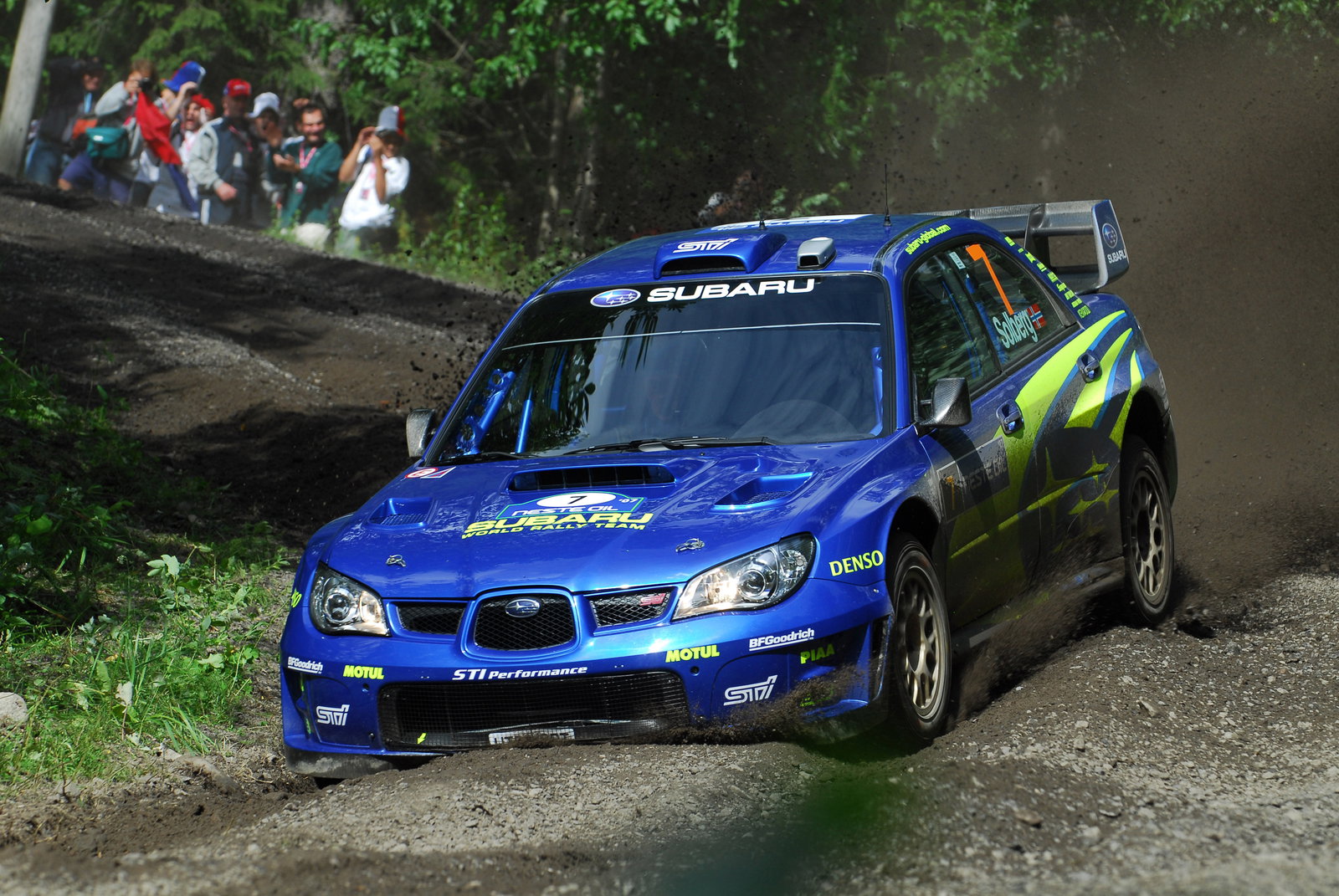 Petter Solberg (NOR) / Phil Mills (GBR), Subaru WRT Impreza WRC 2007. Rally Finland, 2nd-5th August 