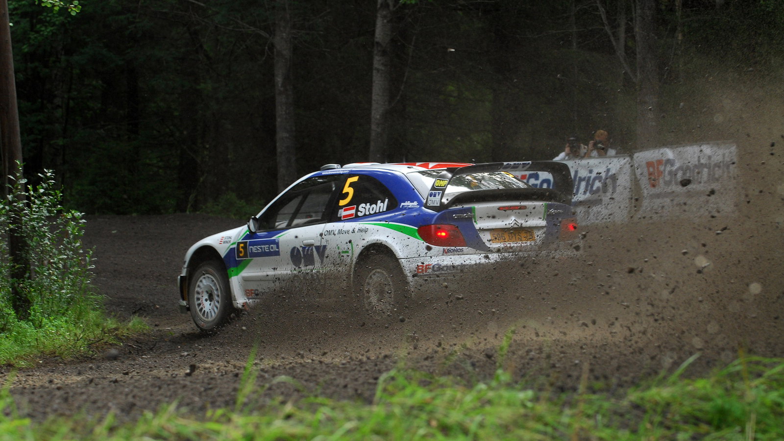 Manfred Stohl (AUT) / Ilka Minor (AUT), OMV Kronos Citroen Xsara WRC. Rally Finland, 2nd-5th August 