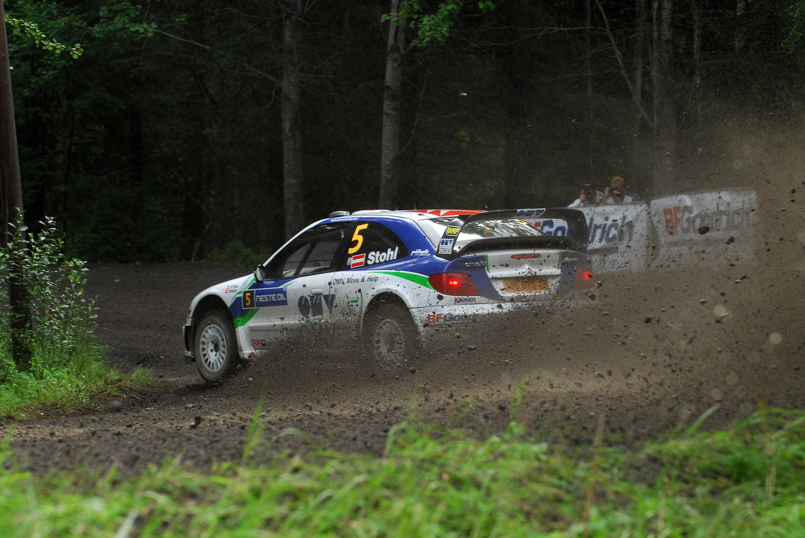 Manfred Stohl (AUT) / Ilka Minor (AUT), OMV Kronos Citroen Xsara WRC. Rally Finland, 2nd-5th August 