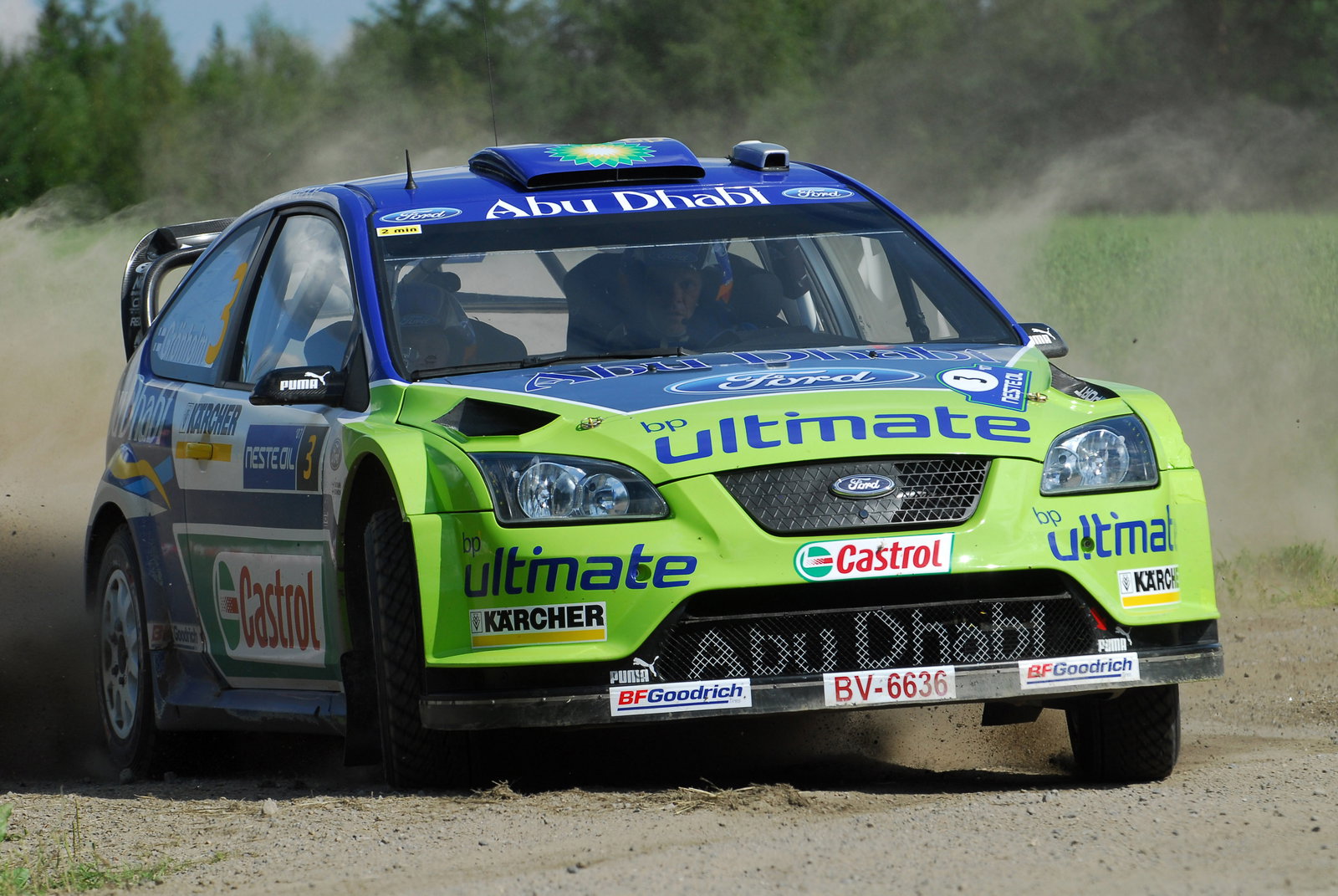 Marcus Gronholm (FIN) / Timo Rautiainen (FIN), BP Ford Focus RS WRC 07. Rally Finland, 2nd-5th Augus