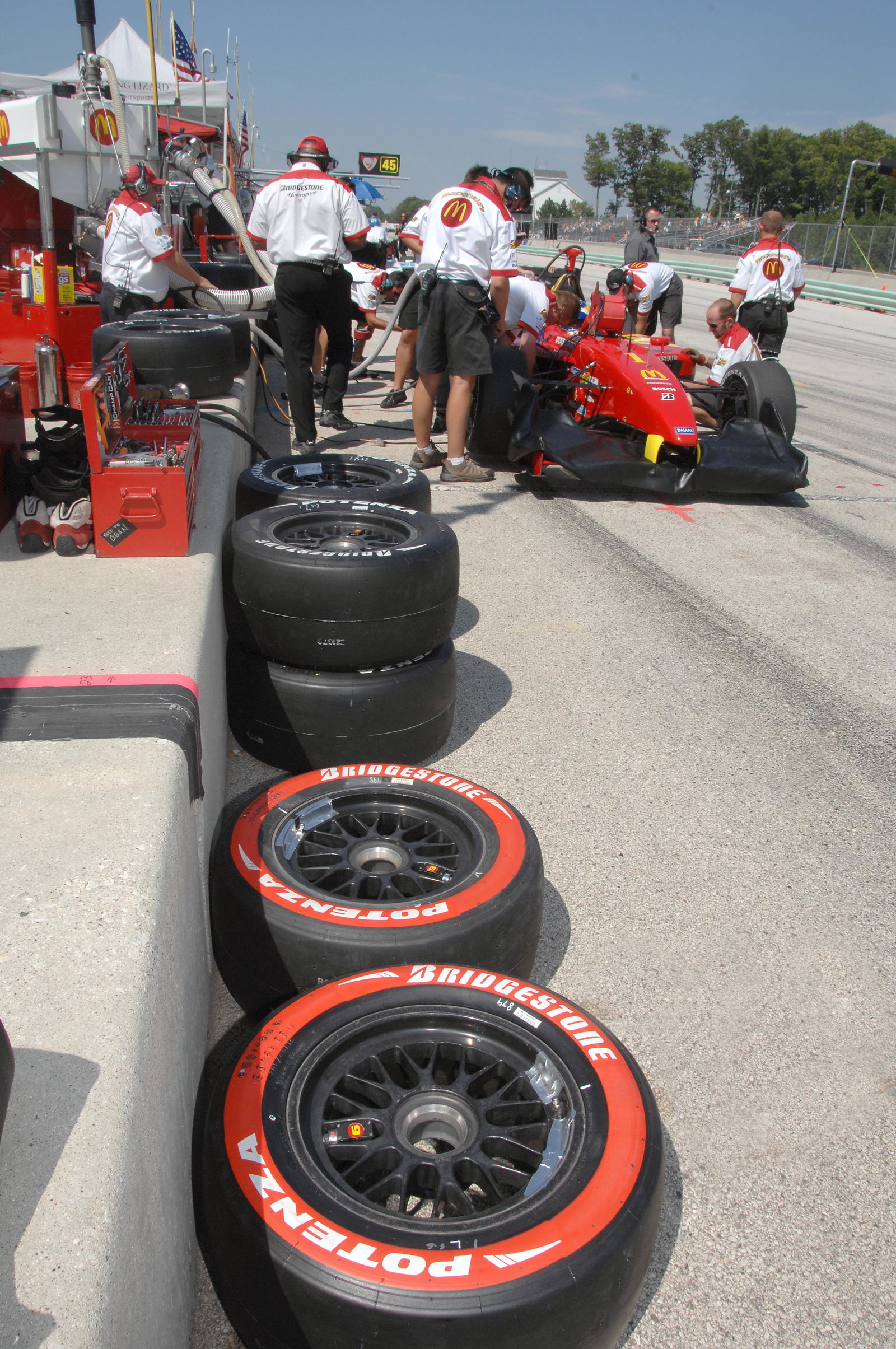 Champ Car World Series. 10-12 August 2007. Road America. Elkhart Lake, Wisconsin USA. Bridgestone ti