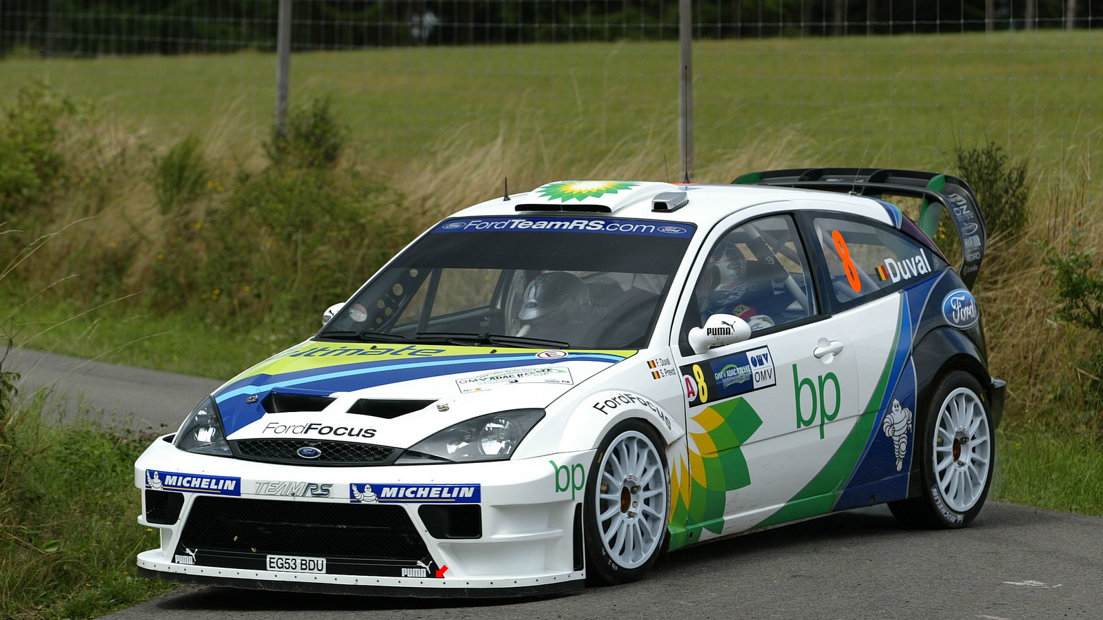 Francois Duval / Stephane Prevot - Ford Focus RS WRC04.