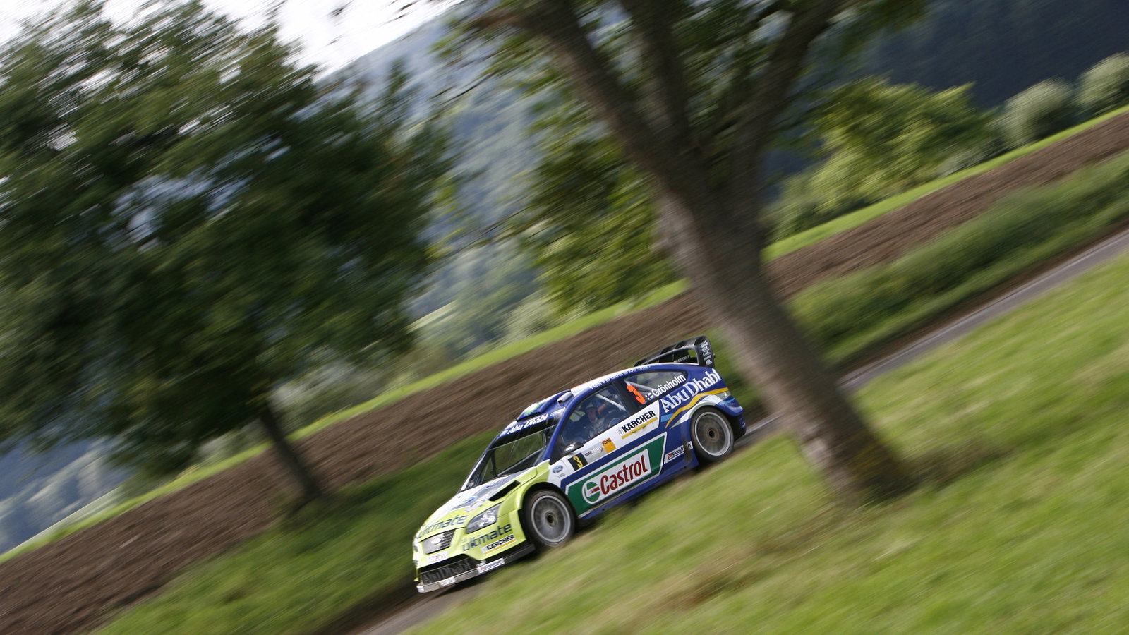 Marcus Gronholm (FIN) / Timo Rautiainen (FIN), BP Ford Focus RS WRC 07. Rallye Deutschland, 17-19th 