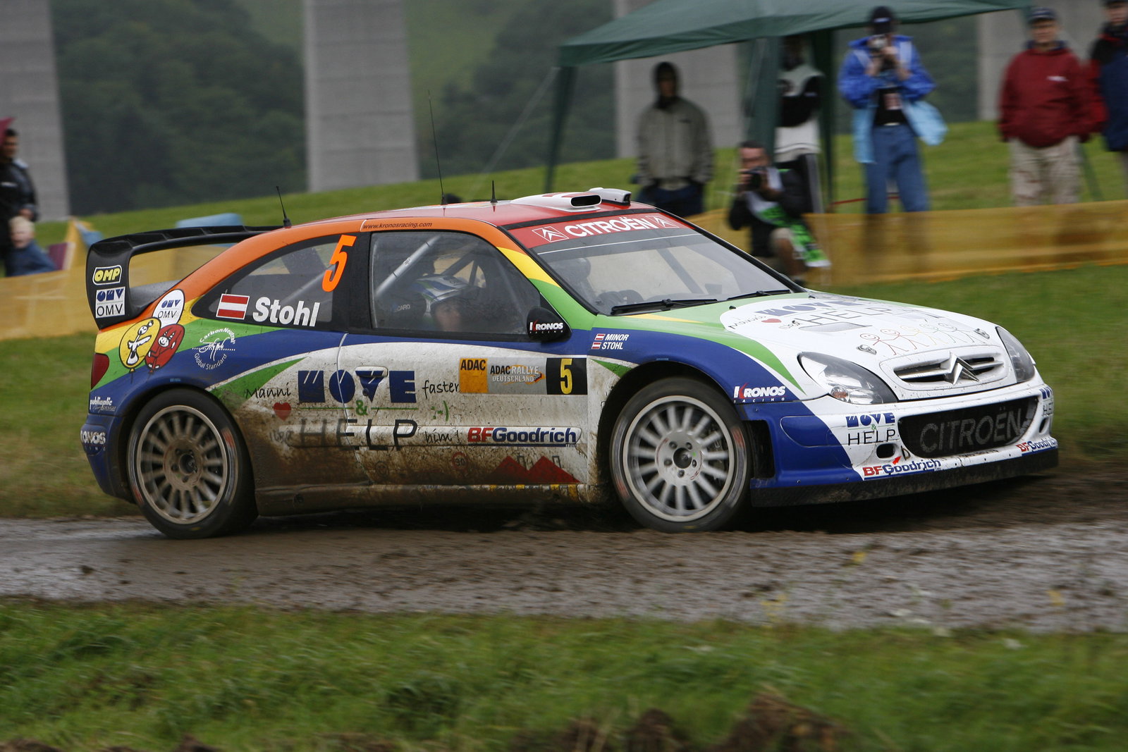 Manfred Stohl (AUT) / Ilka Minor (AUT), OMV Kronos Citroen Xsara WRC. Rallye Deutschland, 17-19th Au