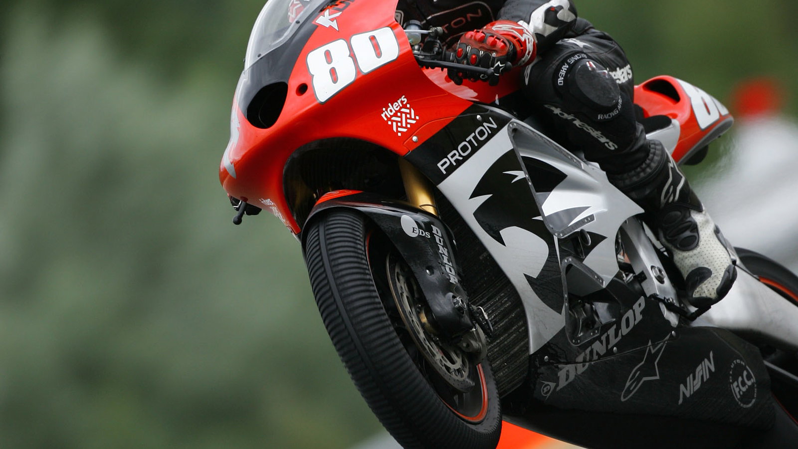 Kurtis Roberts wheelies, Czech MotoGP, 2004