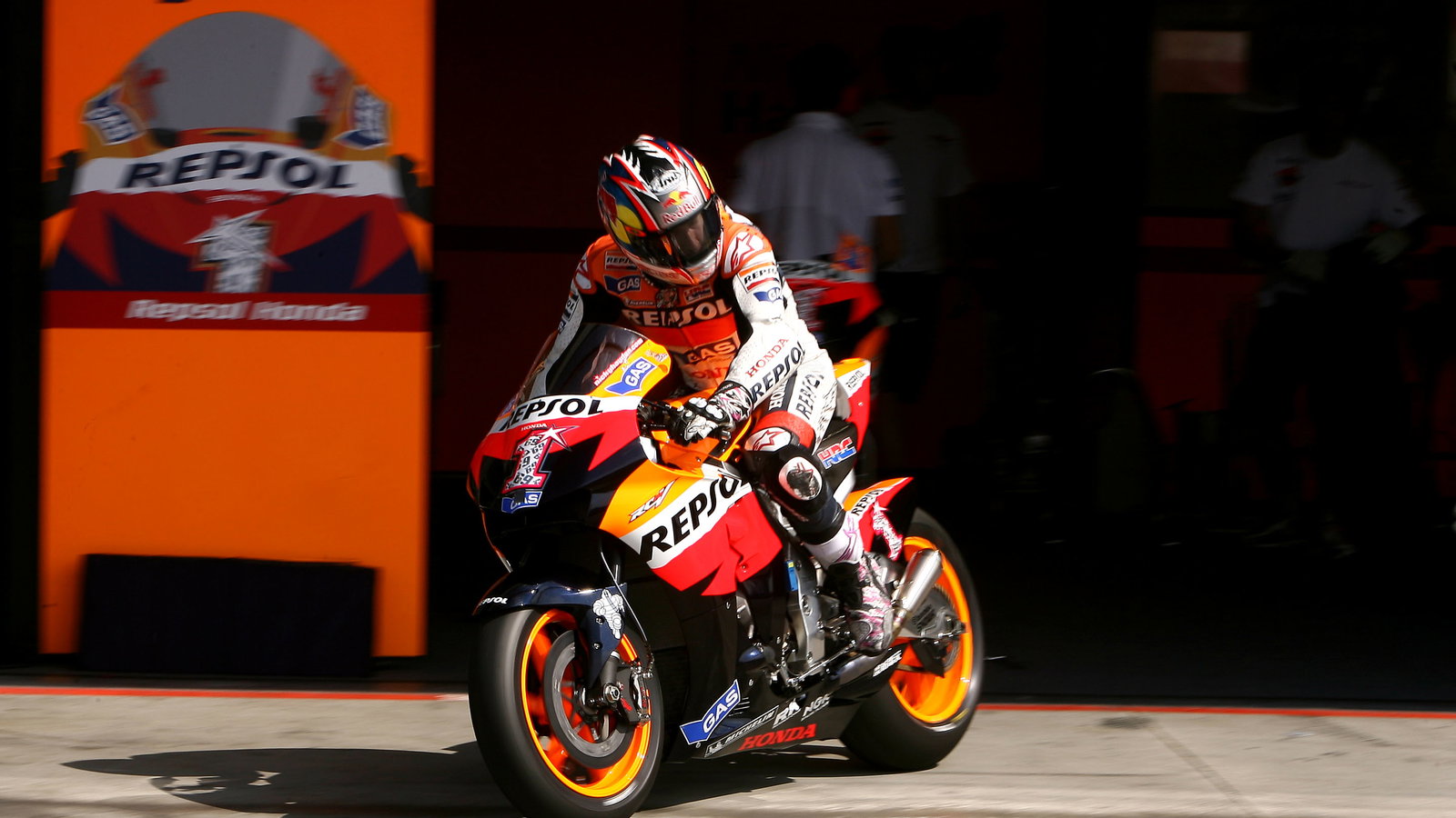 Hayden, Brno MotoGP Test, August 2007