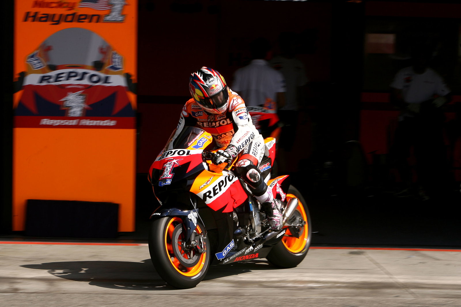 Hayden, Brno MotoGP Test, August 2007