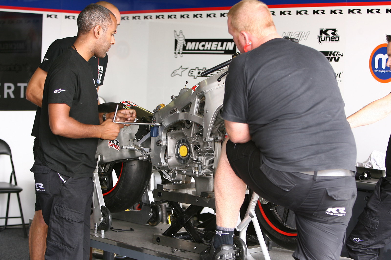 Team Roberts, Brno MotoGP Test, August 2007