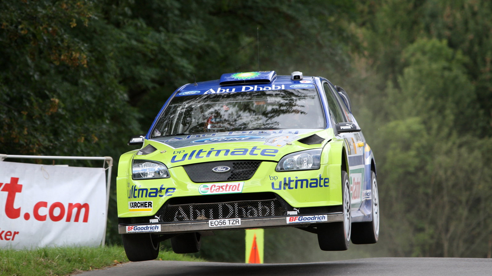 Mikko Hirvonen (FIN) / Jarmo Lehtinen (FIN), BP Ford Focus RS WRC 07. Rallye Deutschland, 17-19th Au