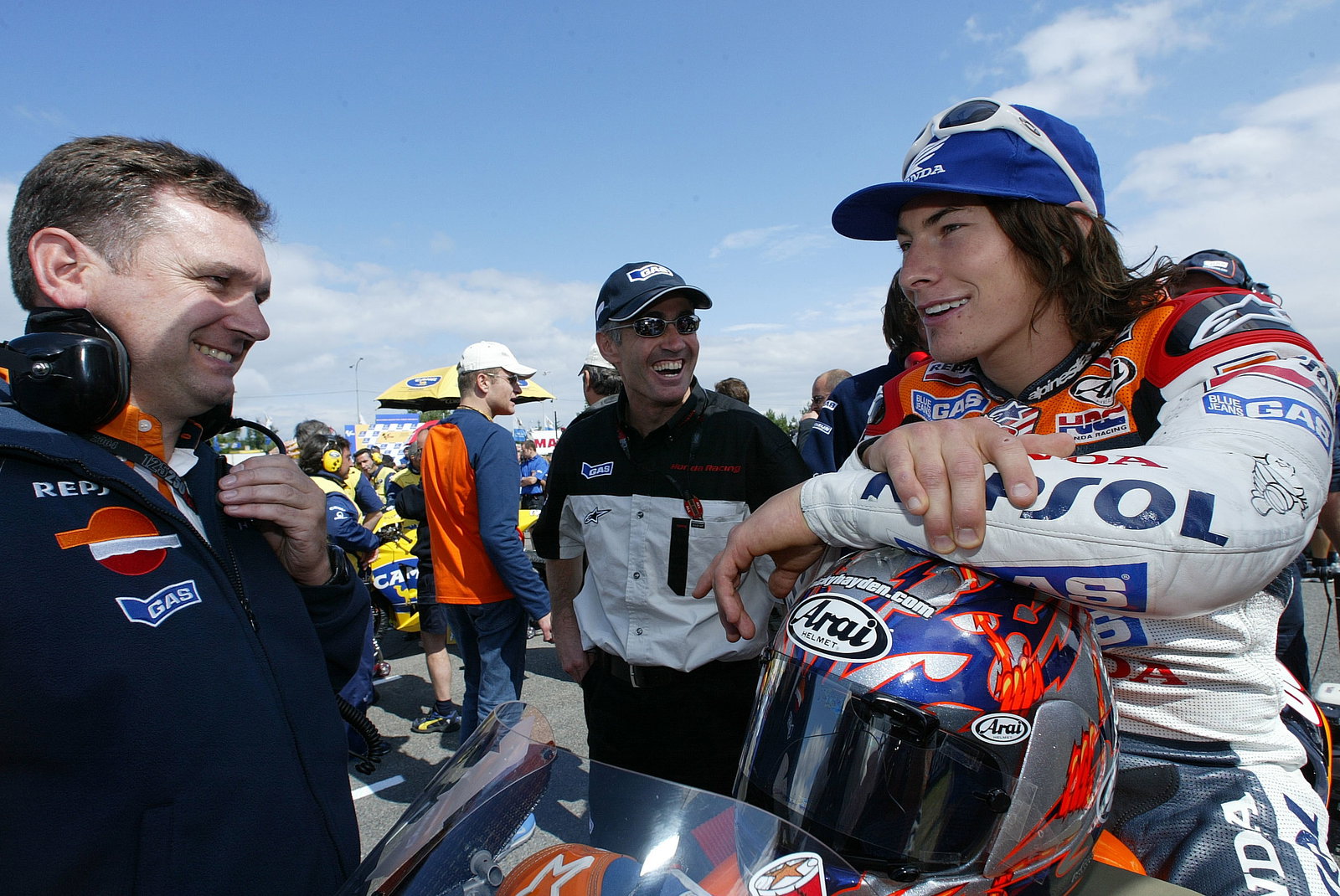 Trevor Morris, Doohan, Hayden, Czech MotoGP, 2004