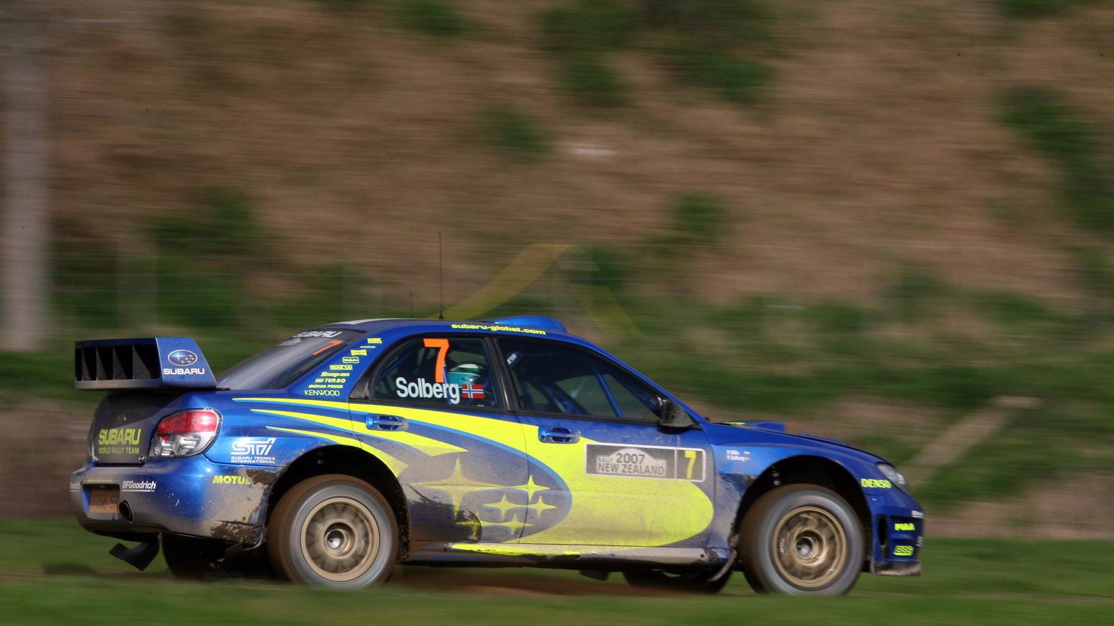 Petter Solberg (NOR) / Phil Mills (GBR), Subaru WRT Impreza WRC 2007. Rally New Zealand. 31st August