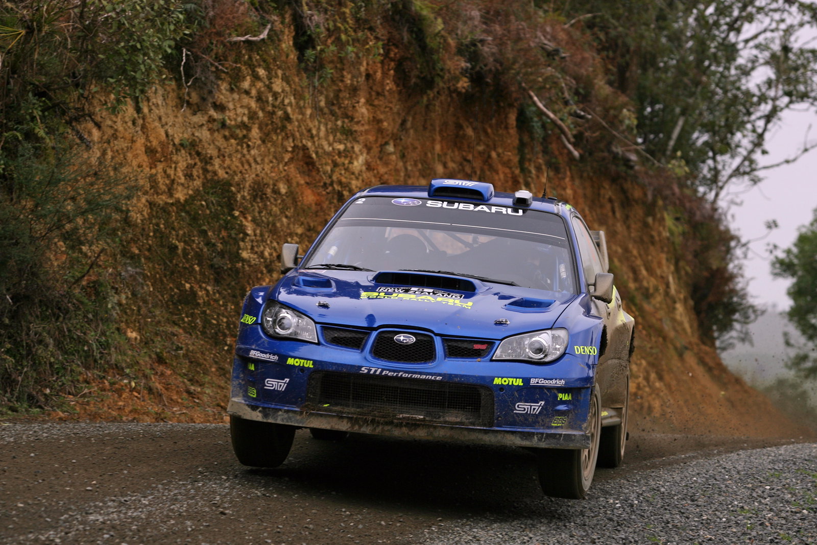Chris Atkinson (AUS) / Stephane Prevot (BEL), Subaru WRT Impreza WRC 2007. Rally New Zealand. 31st A