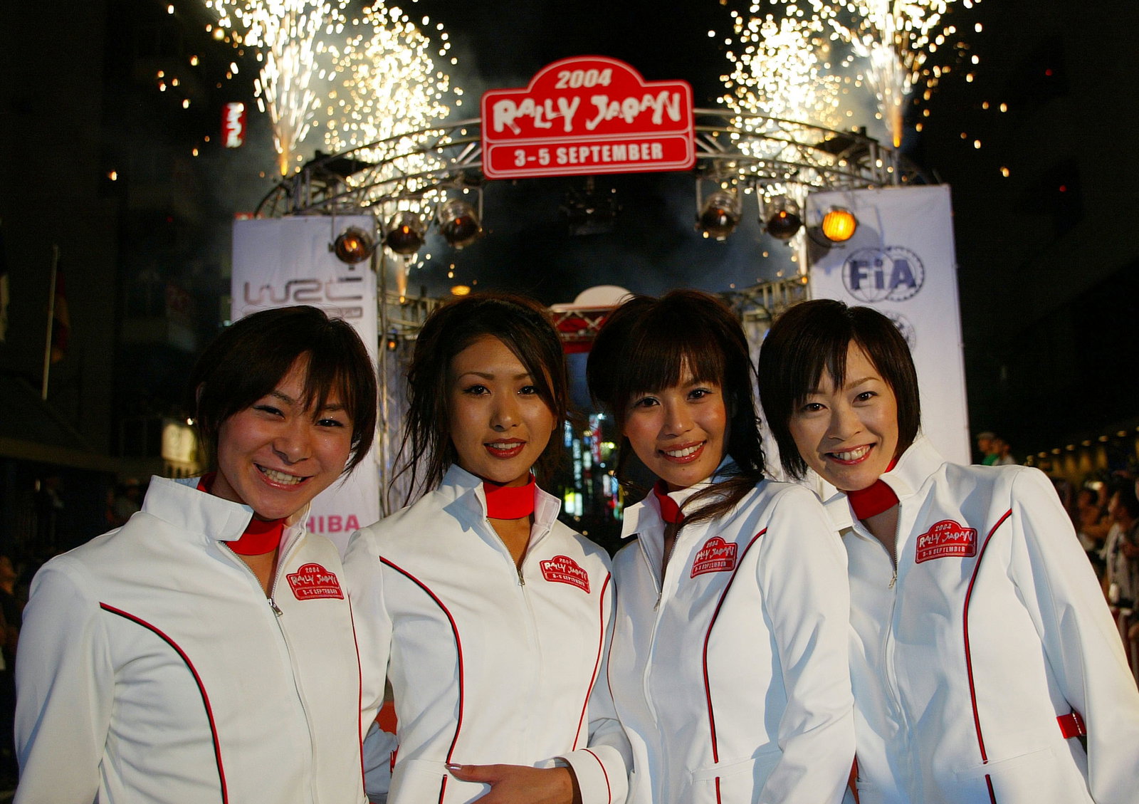 Girls at the Rally Japan