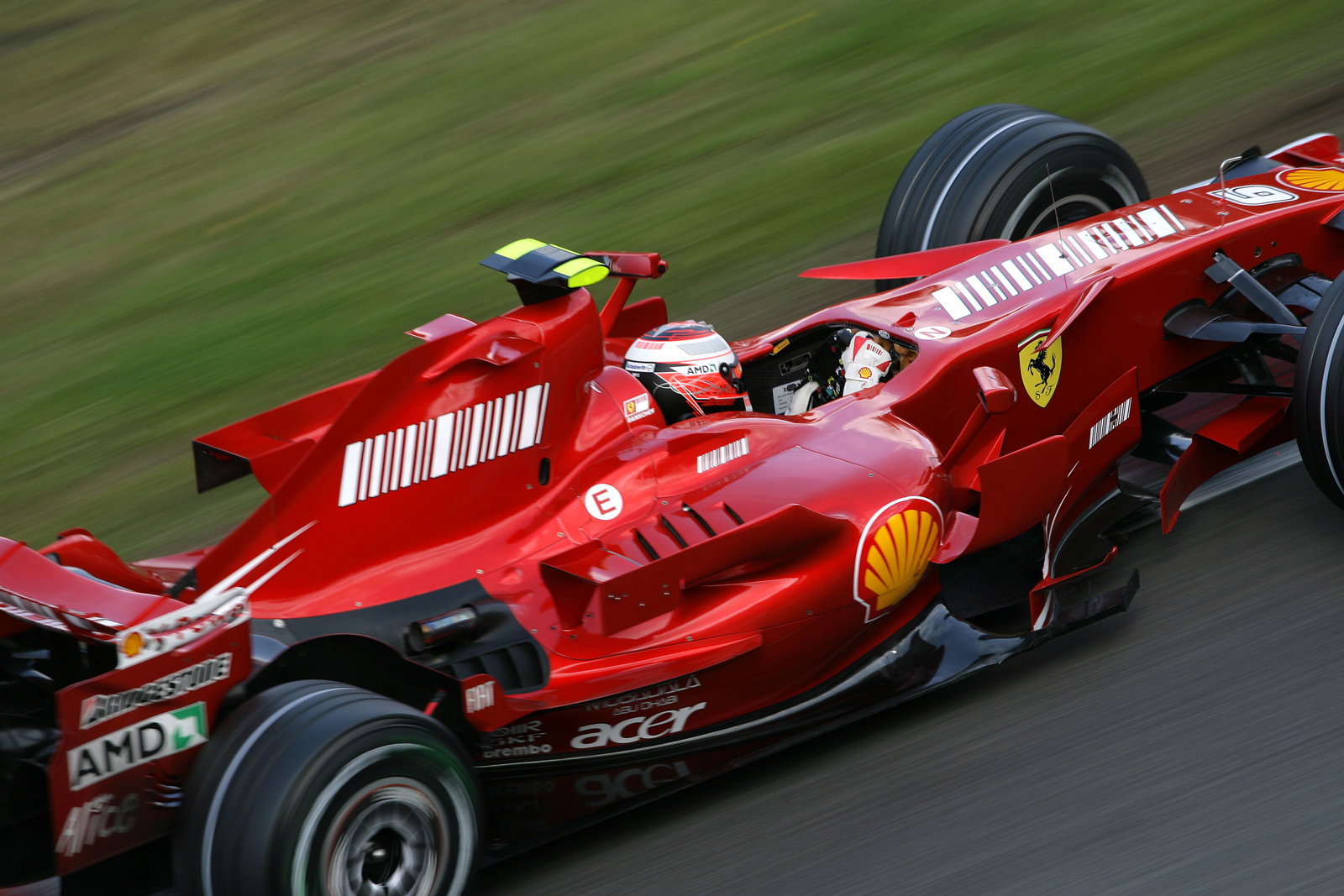 Kimi Raikkonen (FIN) Ferrari F2007, Belgian F1, Spa, 14-16th, September 2007