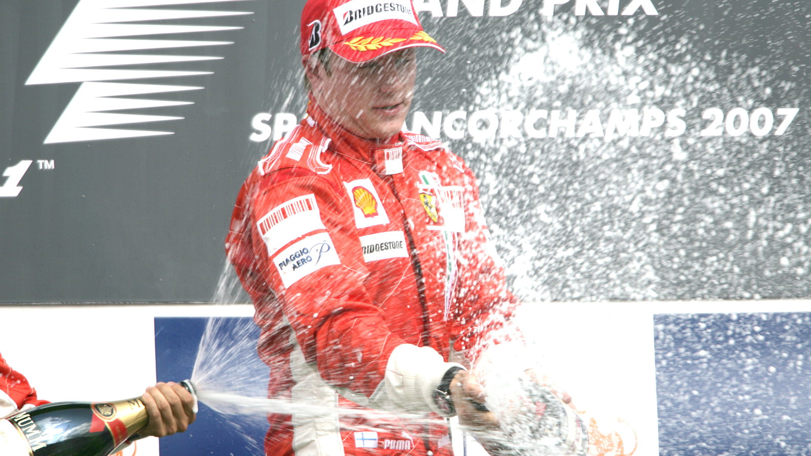 Kimi Raikkonen (FIN) Ferrari F2007, Belgian F1, Spa, 14-16th, September 2007