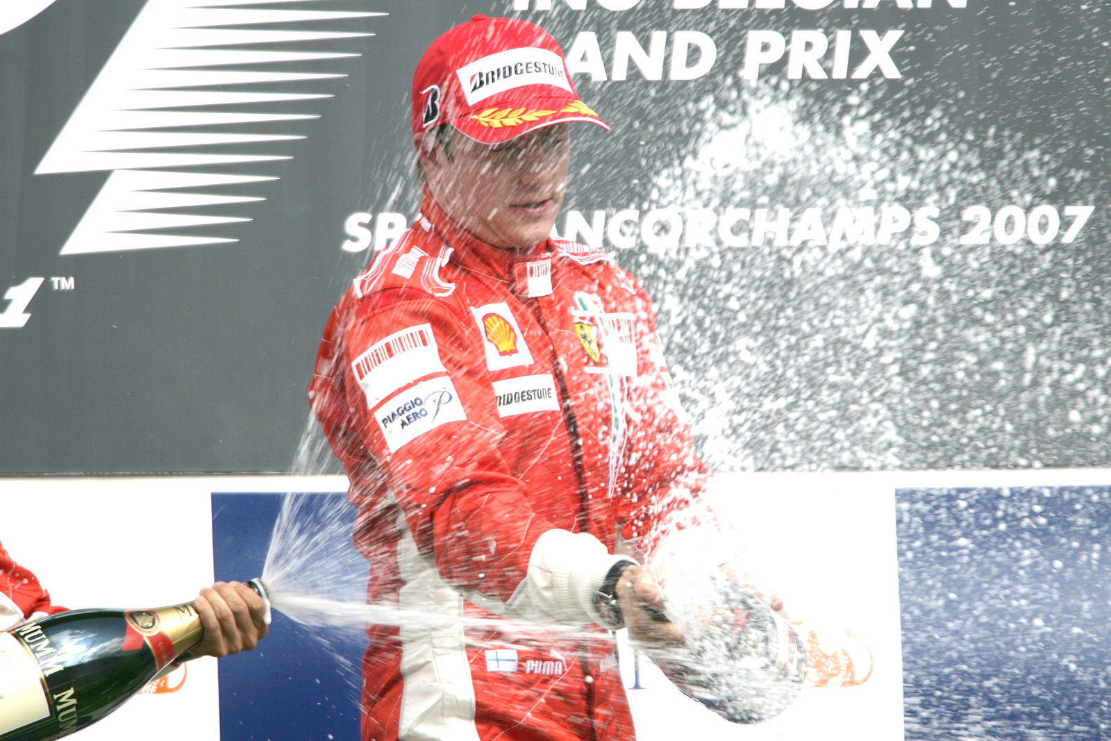Kimi Raikkonen (FIN) Ferrari F2007, Belgian F1, Spa, 14-16th, September 2007