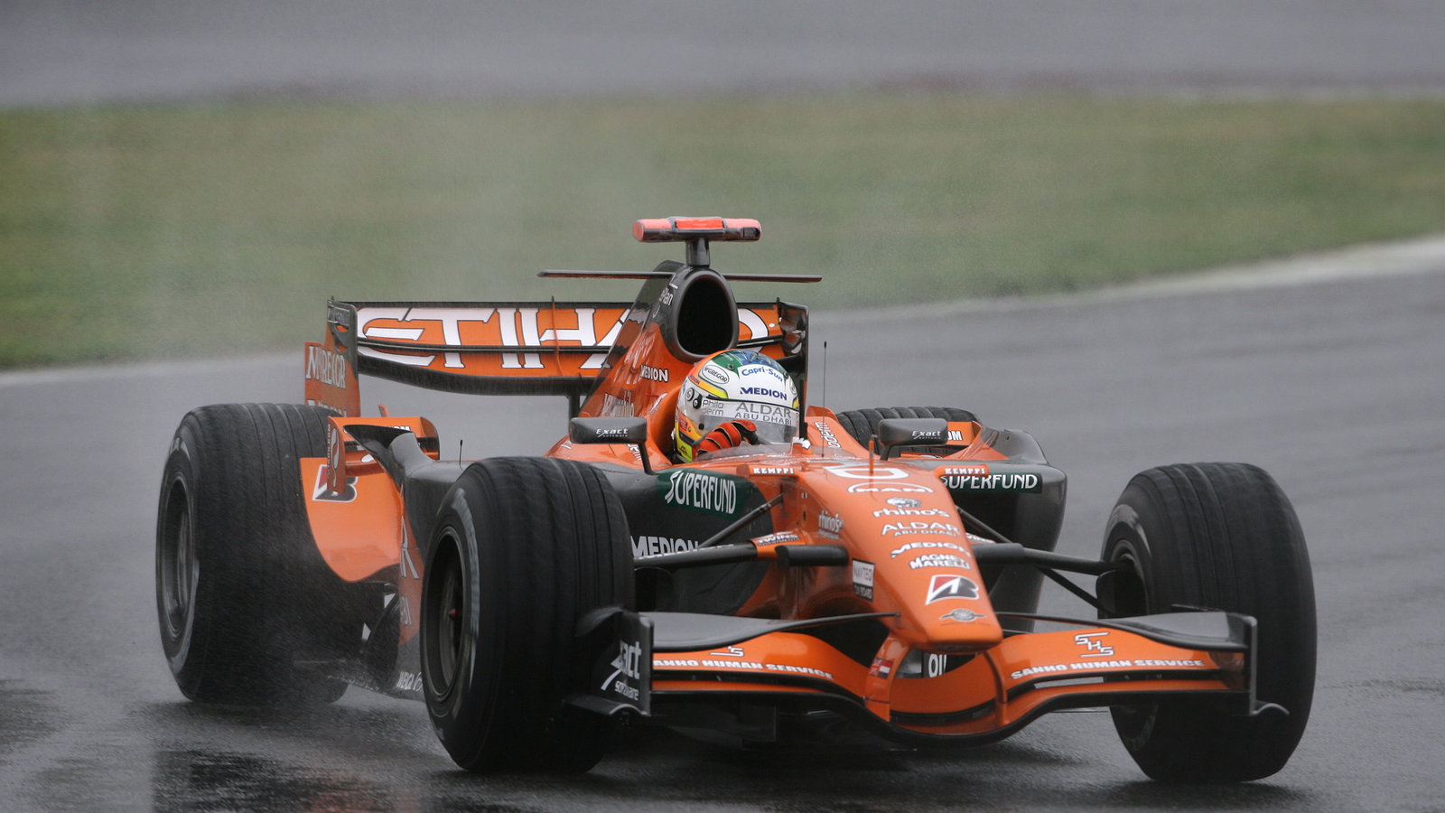 Adrian Sutil (GER) Etihad Aldar Spyker Formula One Team F8-V11, Japanese F1, Fuji, 28-30th, Septembe