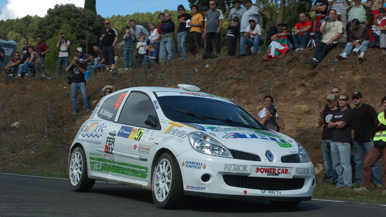 Alessandro Bettega (ITA) / Scattolin Simone (ITA), Renault Clio [Junior RC]. Rally Catalunya Costa D