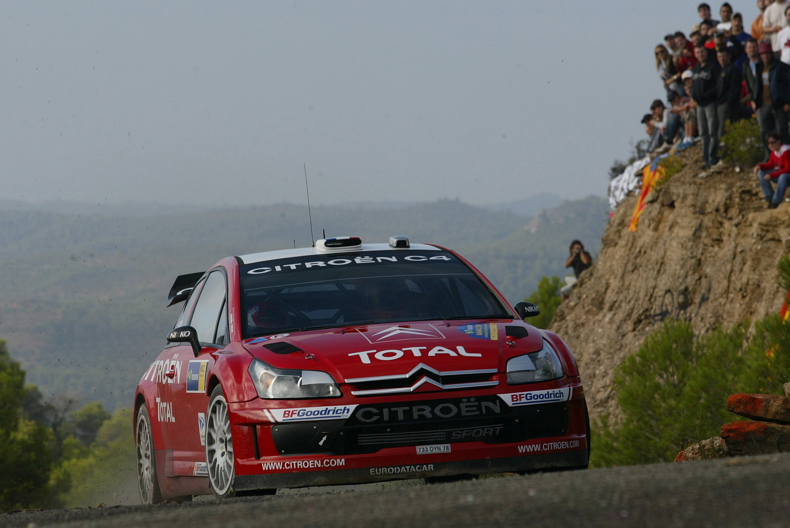 Sebastien Loeb (FRA) / Daniel Elena (MC), Citroen Total WRT C4 WRC. Rally Catalunya Costa Daurada, S