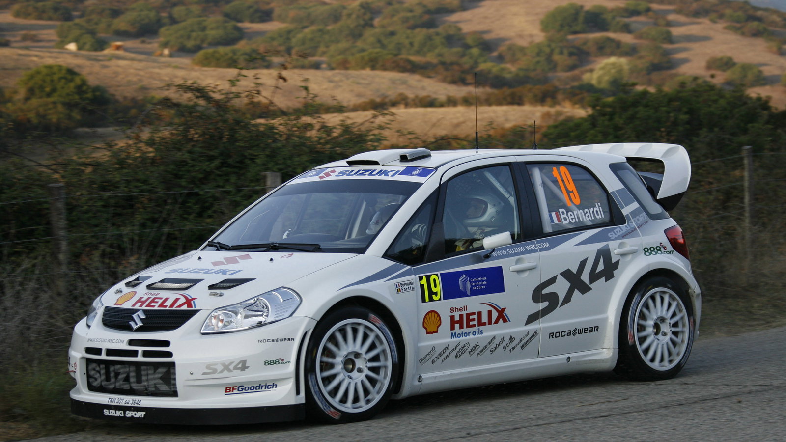 Nicolas Bernardi (FRA) / Jean-Marc Fortin (FRA), Suzuki WRT SX4 WRC. Rallye de France-Tour de Corse,