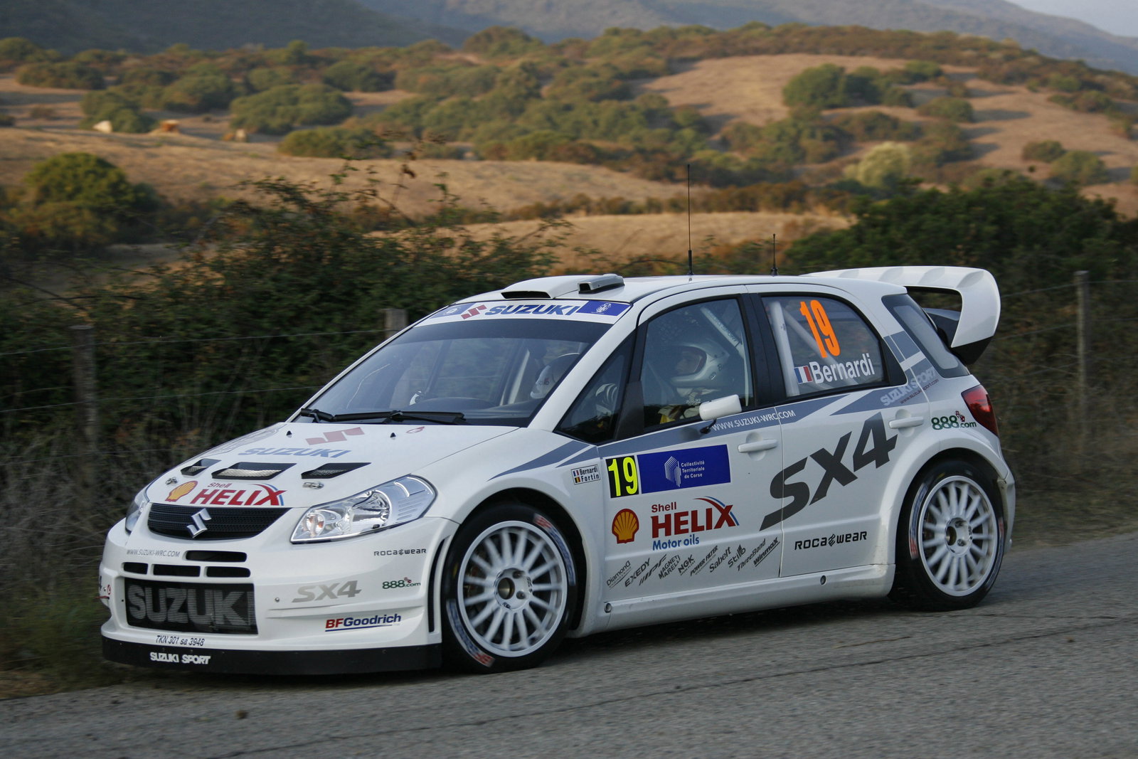 Nicolas Bernardi (FRA) / Jean-Marc Fortin (FRA), Suzuki WRT SX4 WRC. Rallye de France-Tour de Corse,