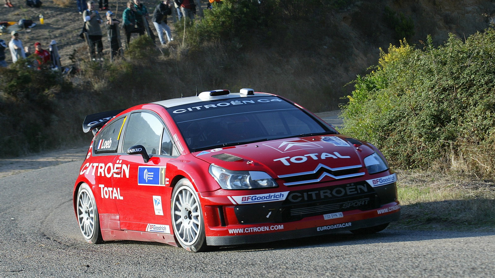Sebastien Loeb (FRA) / Daniel Elena (MC), Citroen Total WRT C4 WRC. Rallye de France-Tour de Corse, 