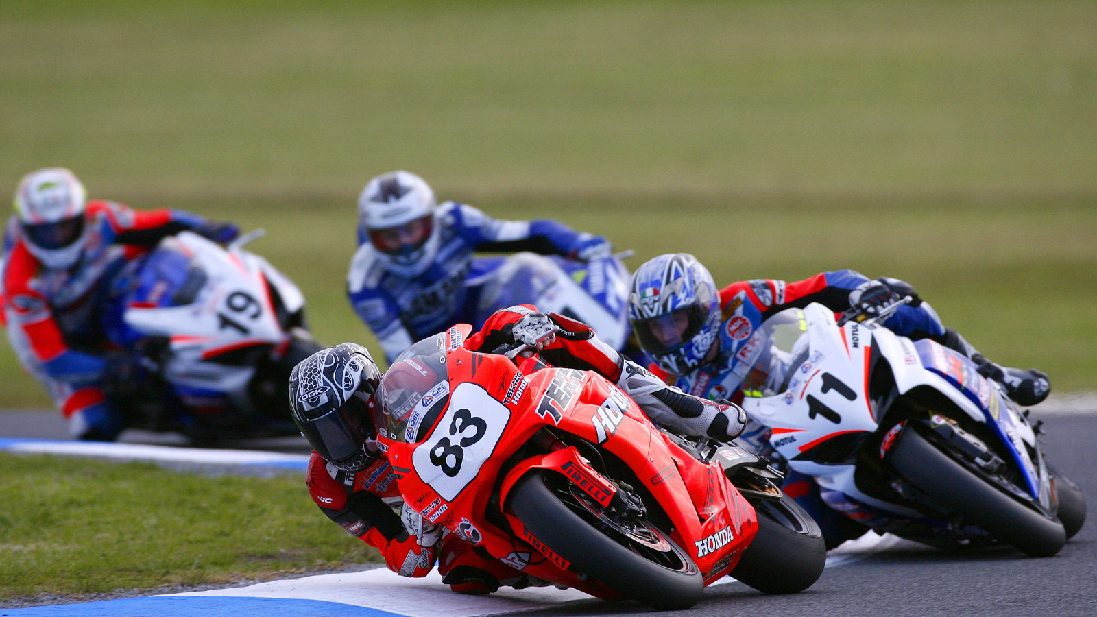 Holland, Coxhell, J Stauffer, Giles, Western QBE Superbike Support Race, Australian MotoGP 2007