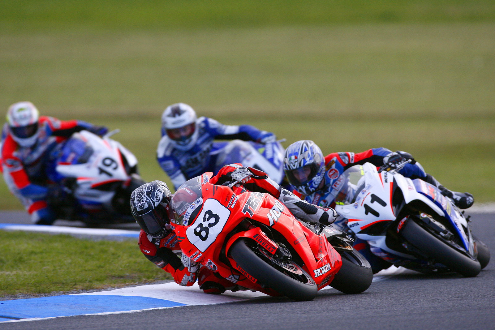Holland, Coxhell, J Stauffer, Giles, Western QBE Superbike Support Race, Australian MotoGP 2007