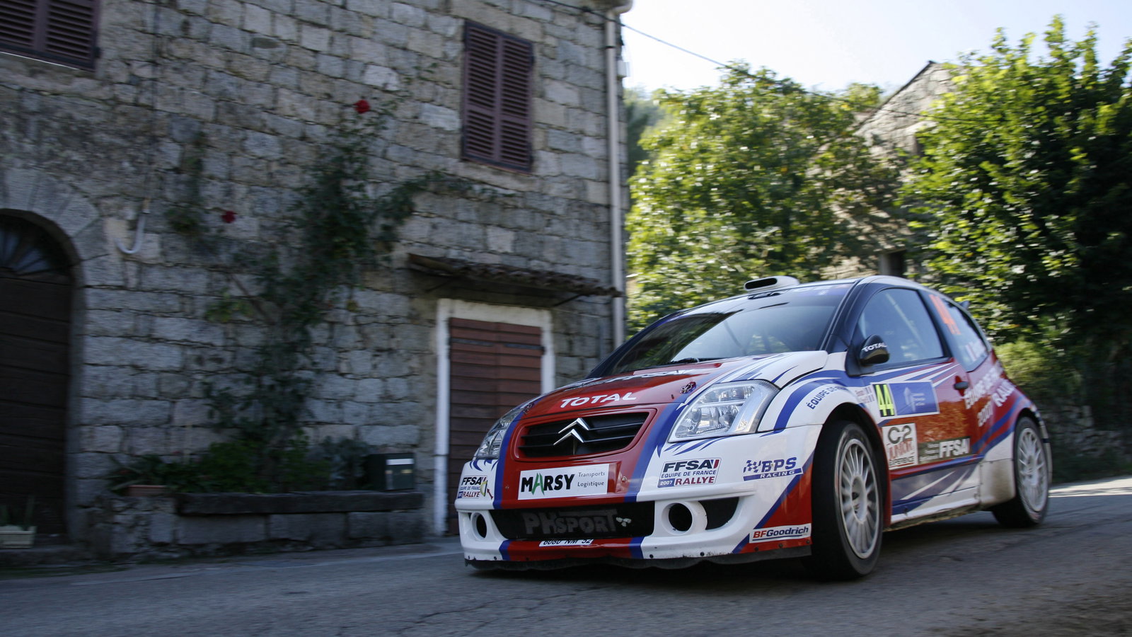 Yoann Bonato (FRA) / Benjamin Boulloud (FRA), Citroen C2 S1600, PH-SPORT. Rallye de France-Tour de C