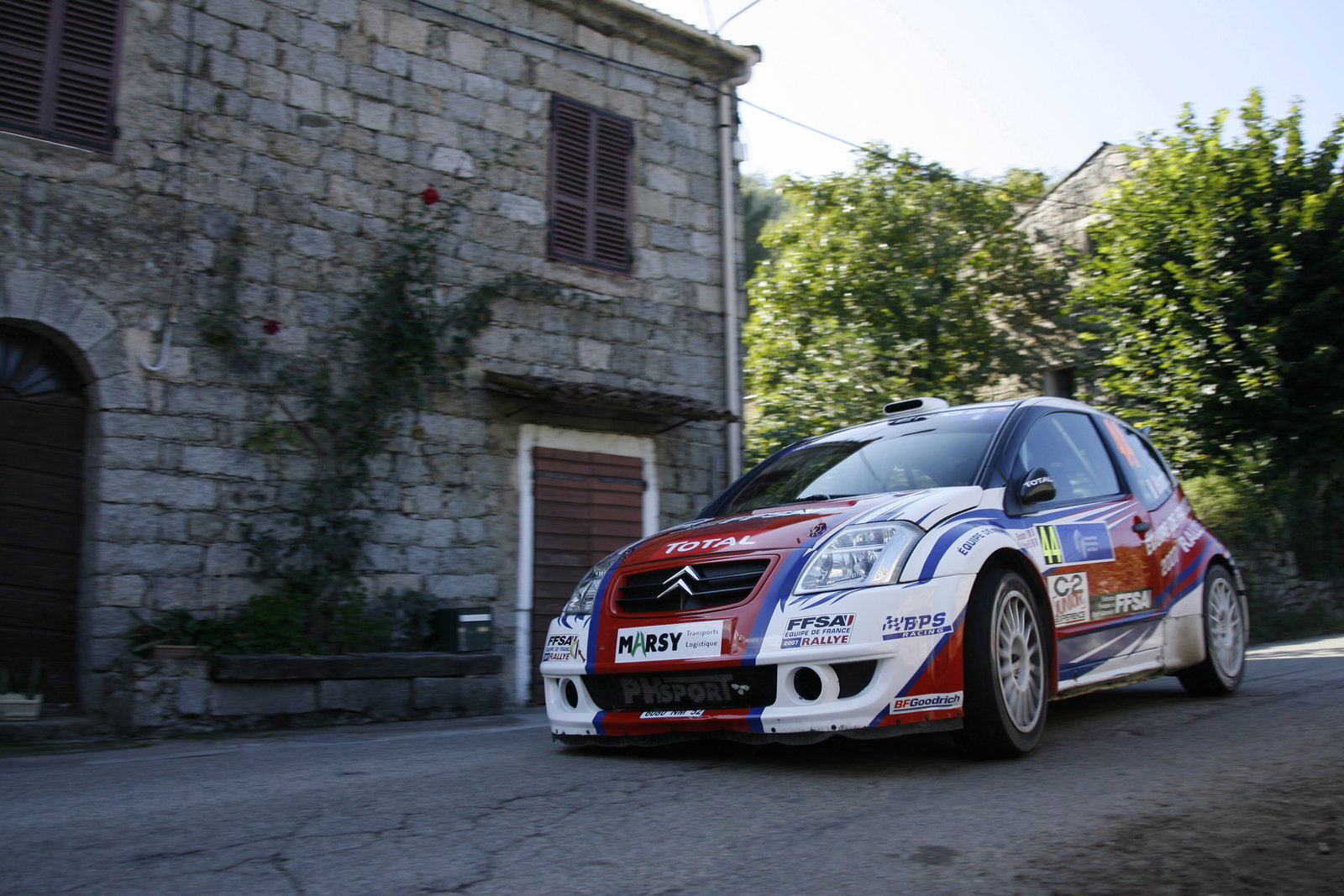 Yoann Bonato (FRA) / Benjamin Boulloud (FRA), Citroen C2 S1600, PH-SPORT. Rallye de France-Tour de C