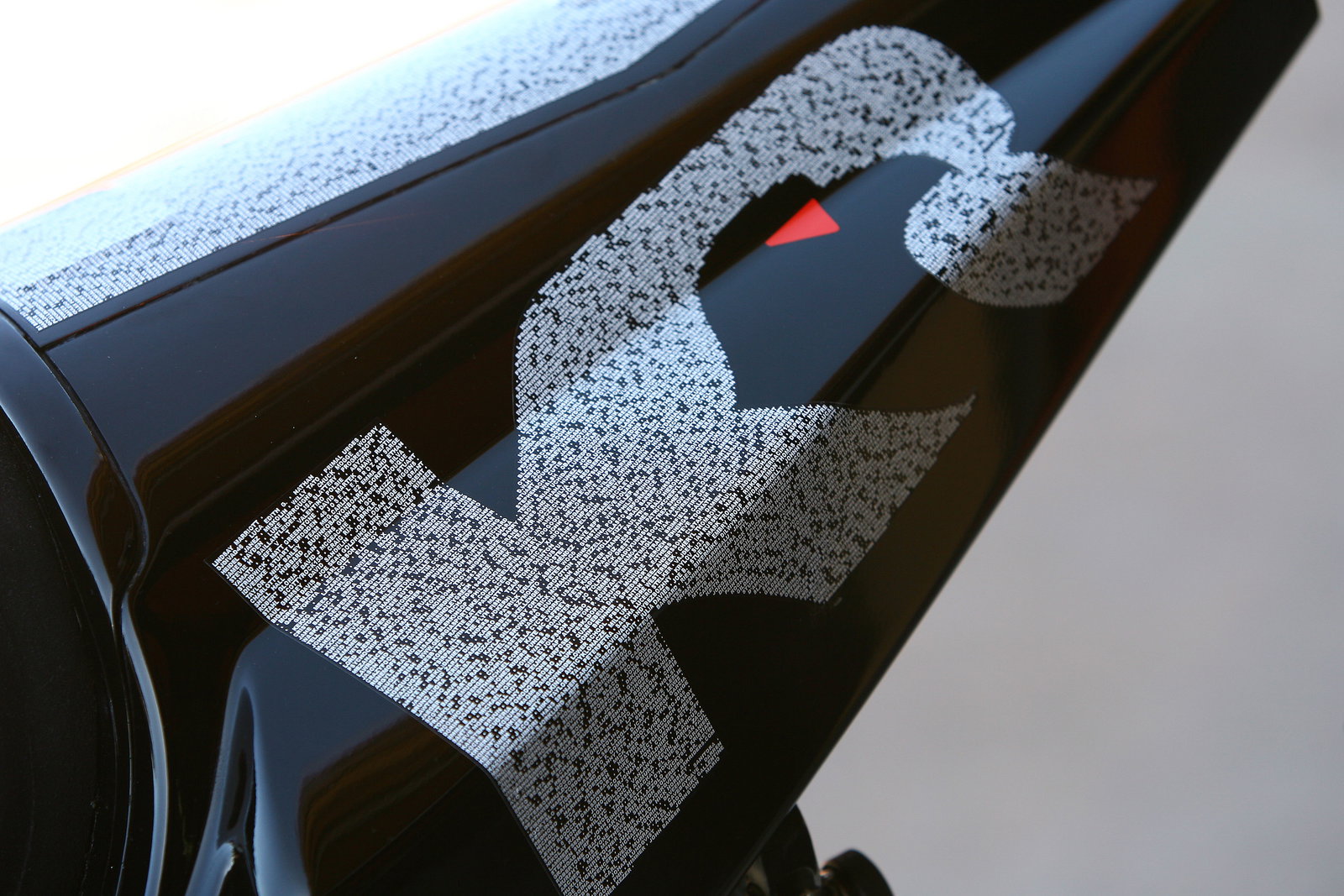 KR Roberts Honda with names of team supporters, Valencia MotoGP 2007