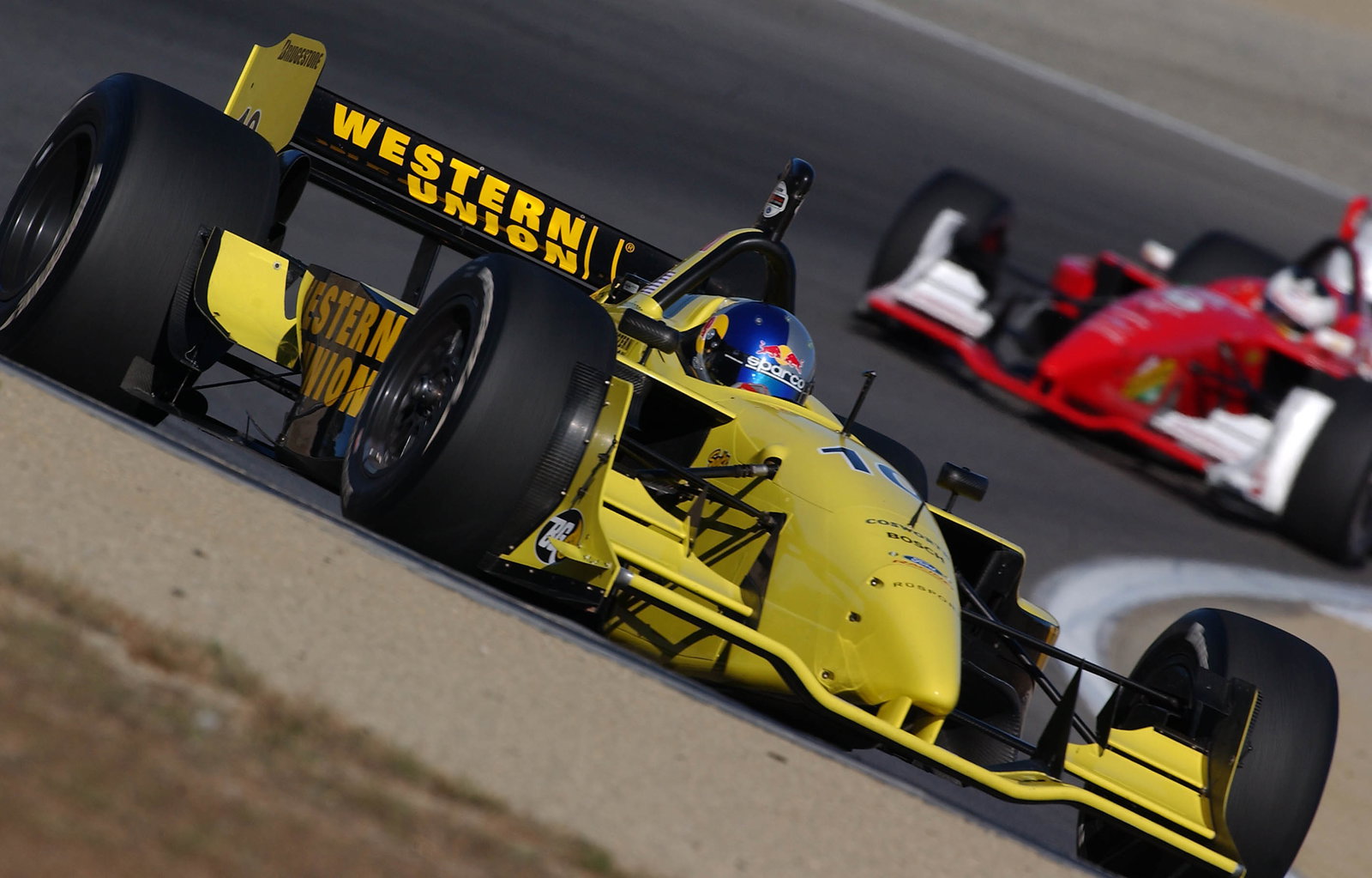 Rookie title hopeful AJ Allmendinger during the Grand Prix of Monterey before his retirement