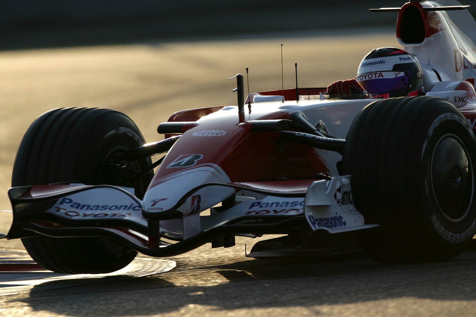 Frank Montagny (FRA) Toyota TF107, Barcelona F1 Test, 13-15th, November, 2007