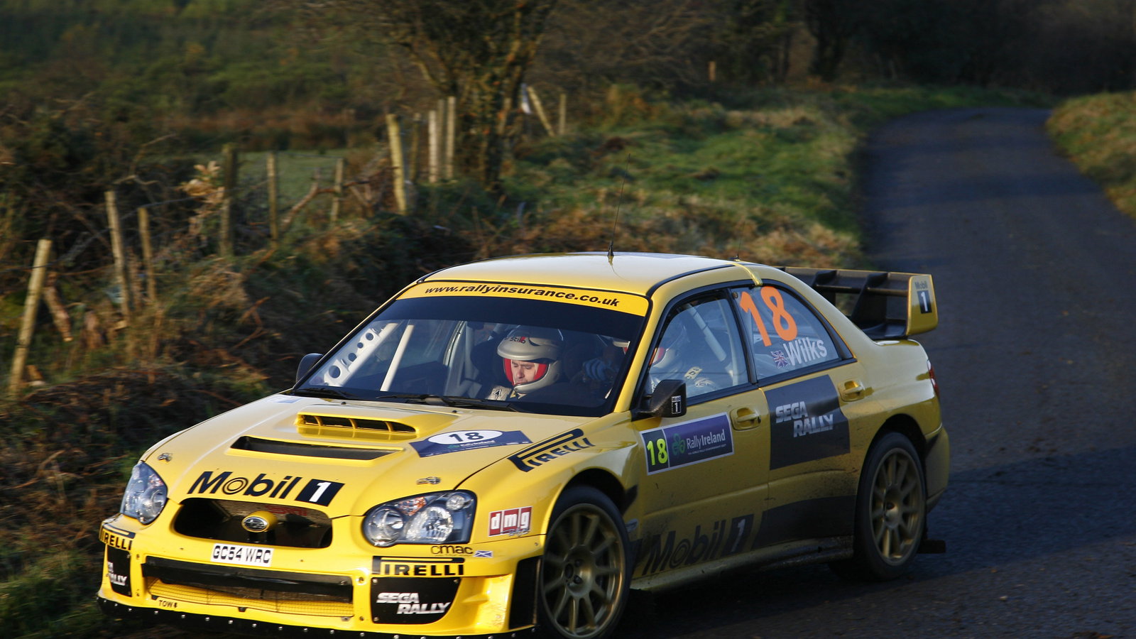 Guy Wilks (GBR) / Phil Pugh (GBR), Subaru Impreza WRC. Rally Ireland. 15-18th November 2007.