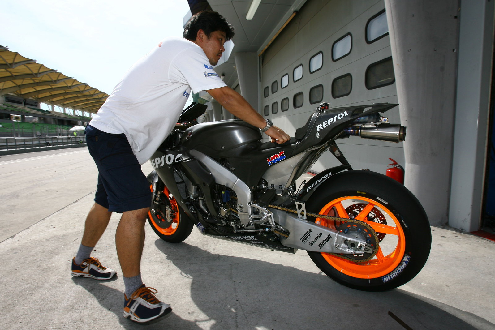 2008 Honda RC212V, Sepang MotoGP Test November 2007
