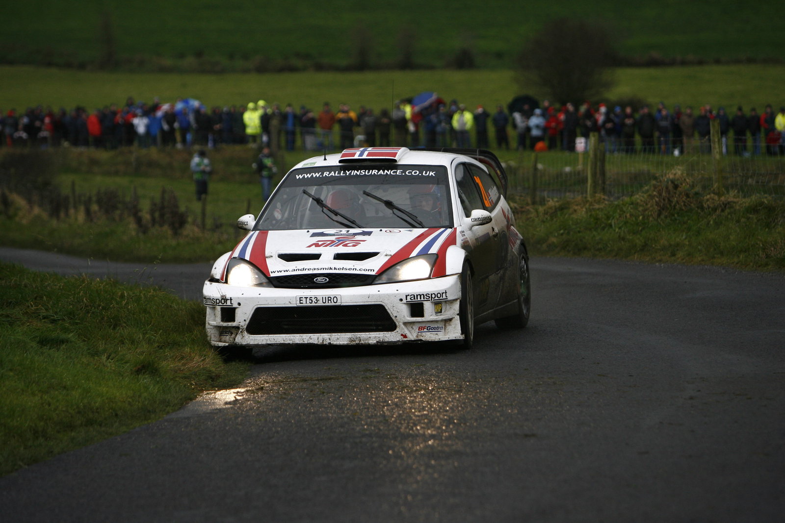 Andreas Mikkelsen (NOR) / Ola Flone (GBR), Stobart Ford Focus RS WRC05. Rally Ireland. 15-18th Novem