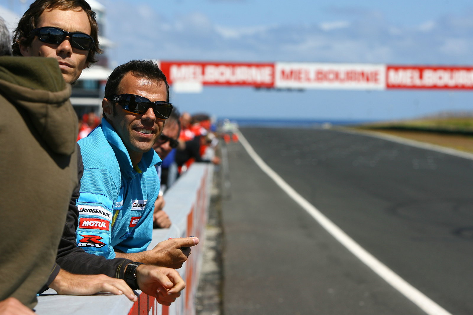 Capirossi, Vermeulen, Philip Island MotoGP Test 2008