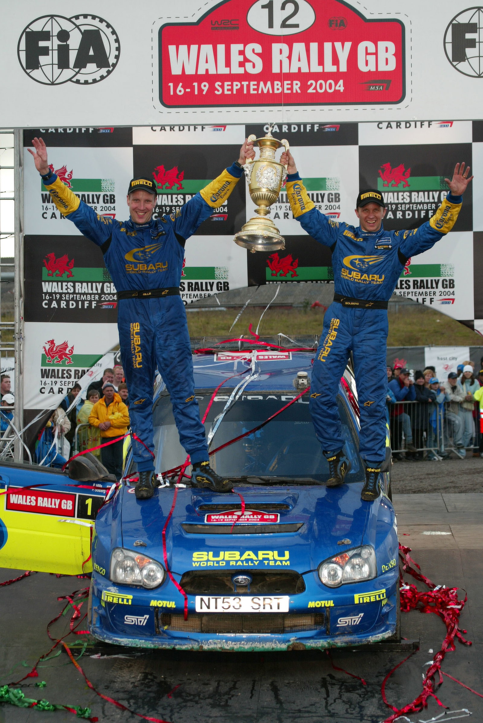 Rally GB winners, Petter Solberg and Phil Mills [Subaru]