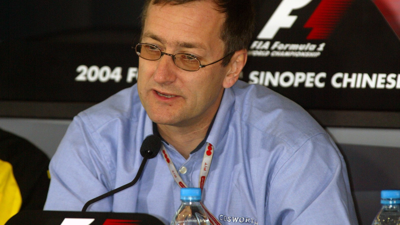 Tony Purnell of Ford at the FIA press conference in China