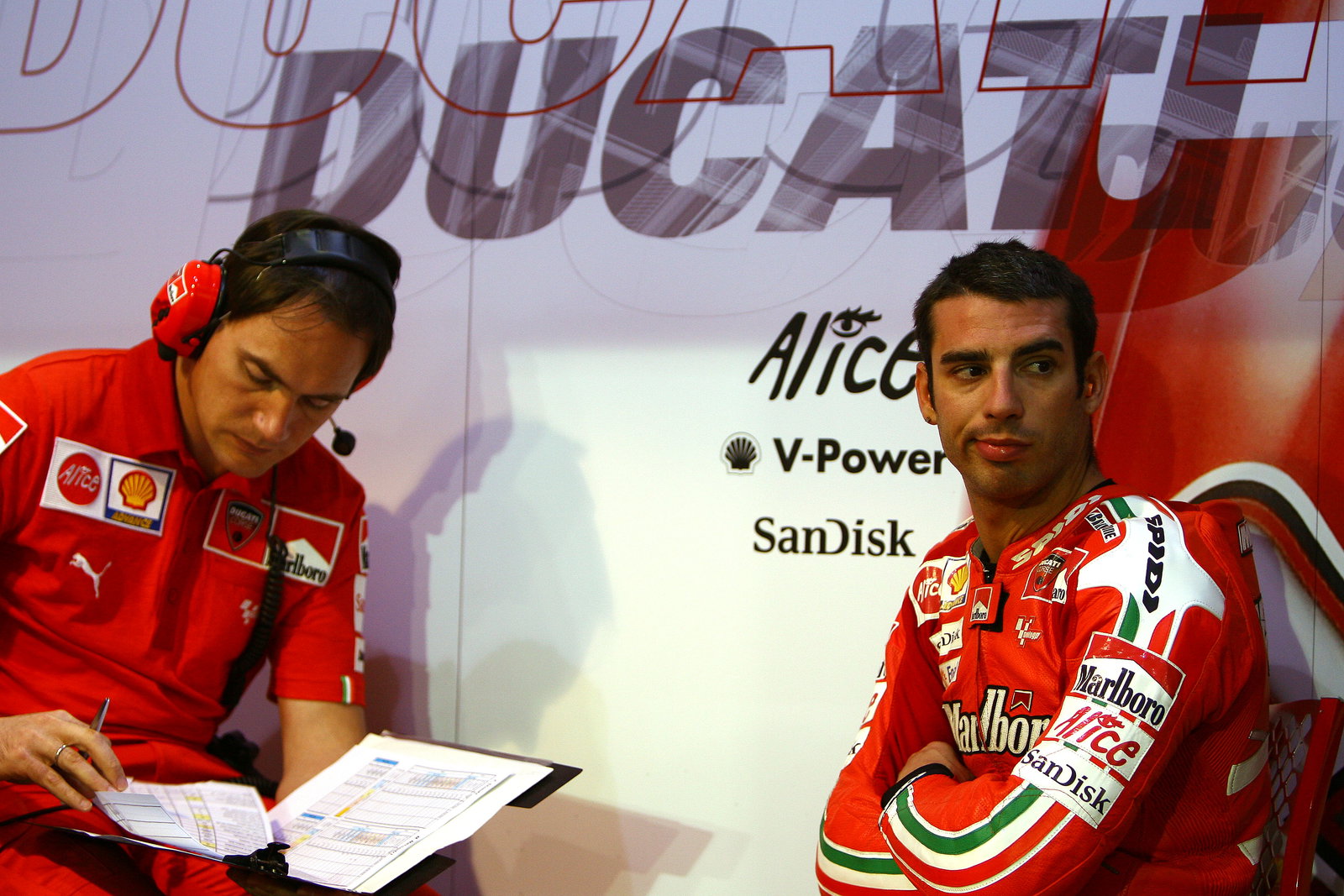 Melandri, Qatar MotoGP Test 2008