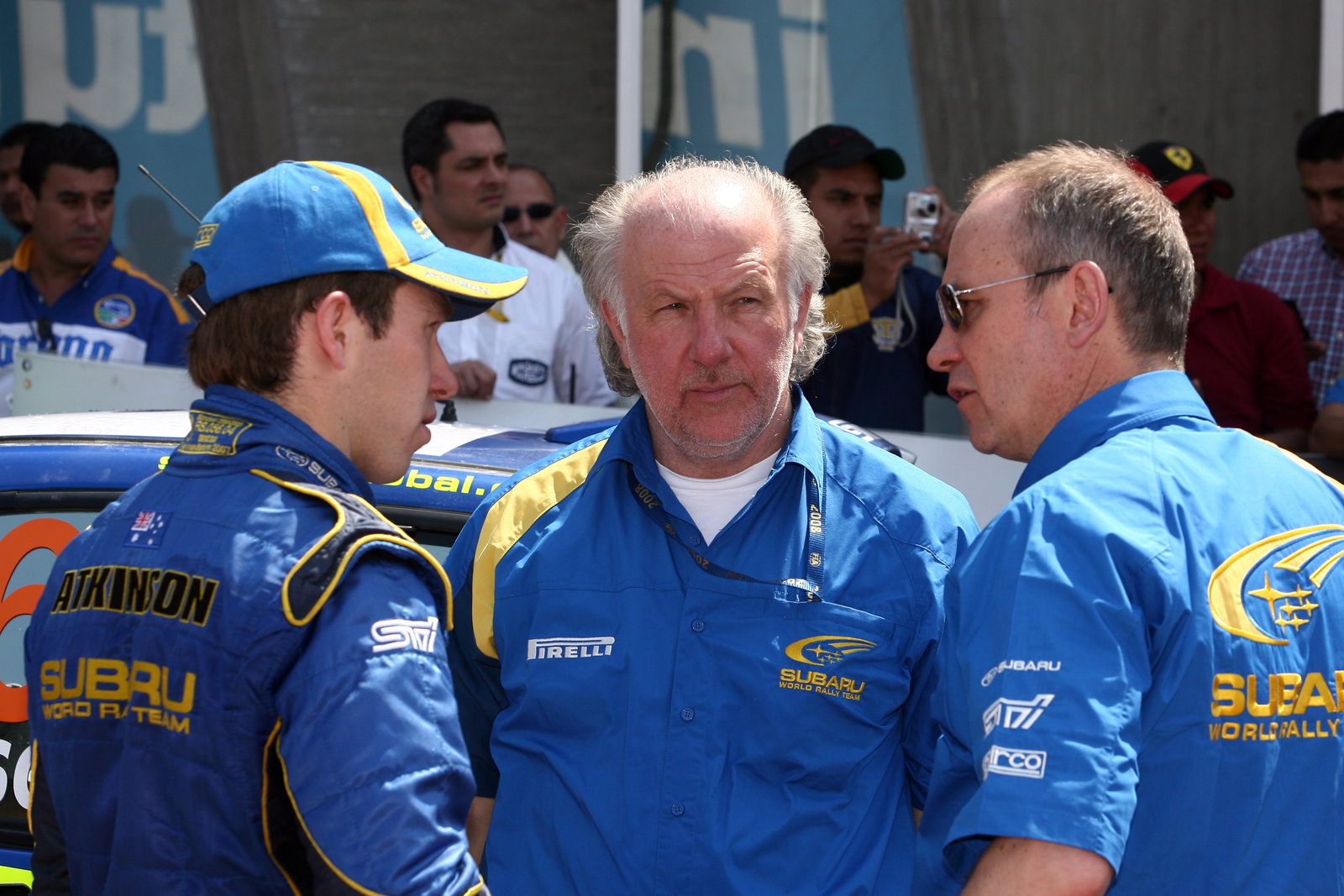 Chris Atkinson (AUS), David Richards (GBR), David Lapworth (GBR), Subaru World Rally Team