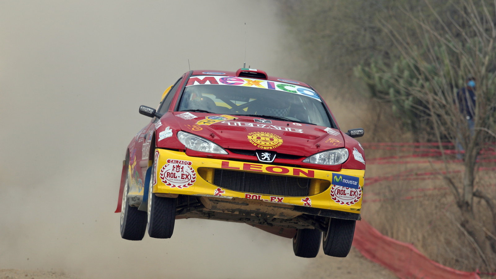 Ricardo Trivino (MEX) / Checo Salom (E), Peugeot 206 WRC