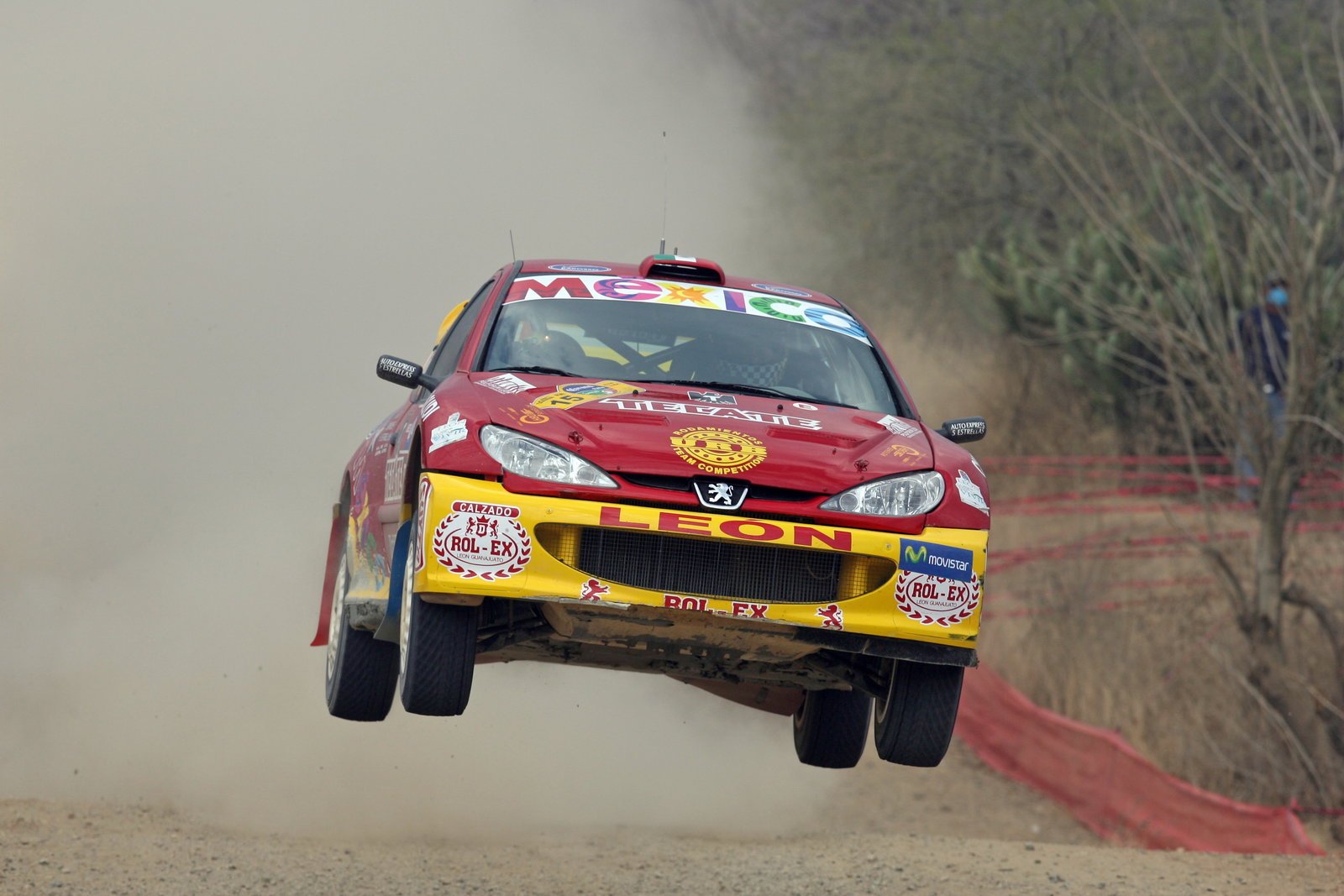 Ricardo Trivino (MEX) / Checo Salom (E), Peugeot 206 WRC